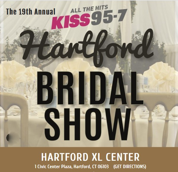A poster advertising the hartford bridal show.